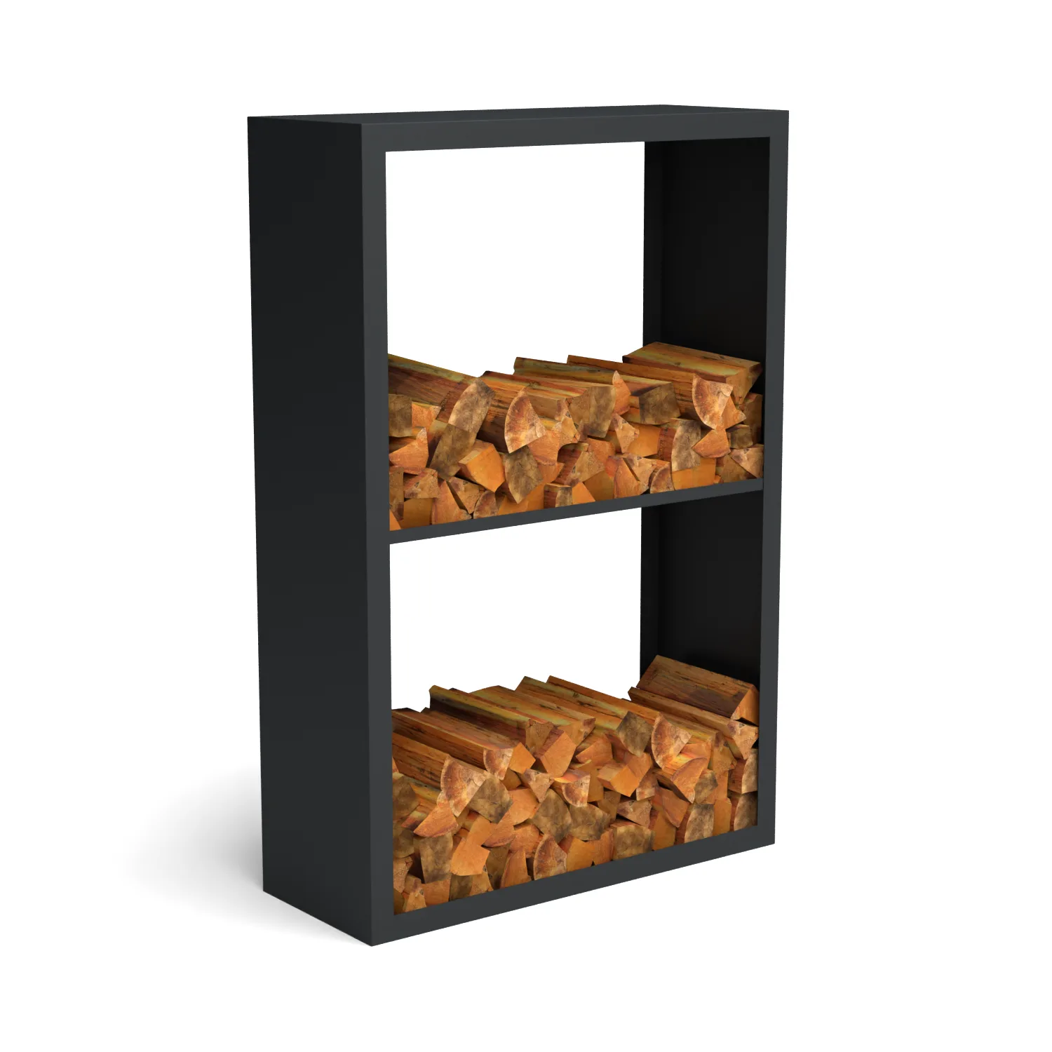 haardhout, haard, opslagrek, houtblokjes, niet-kleurig
