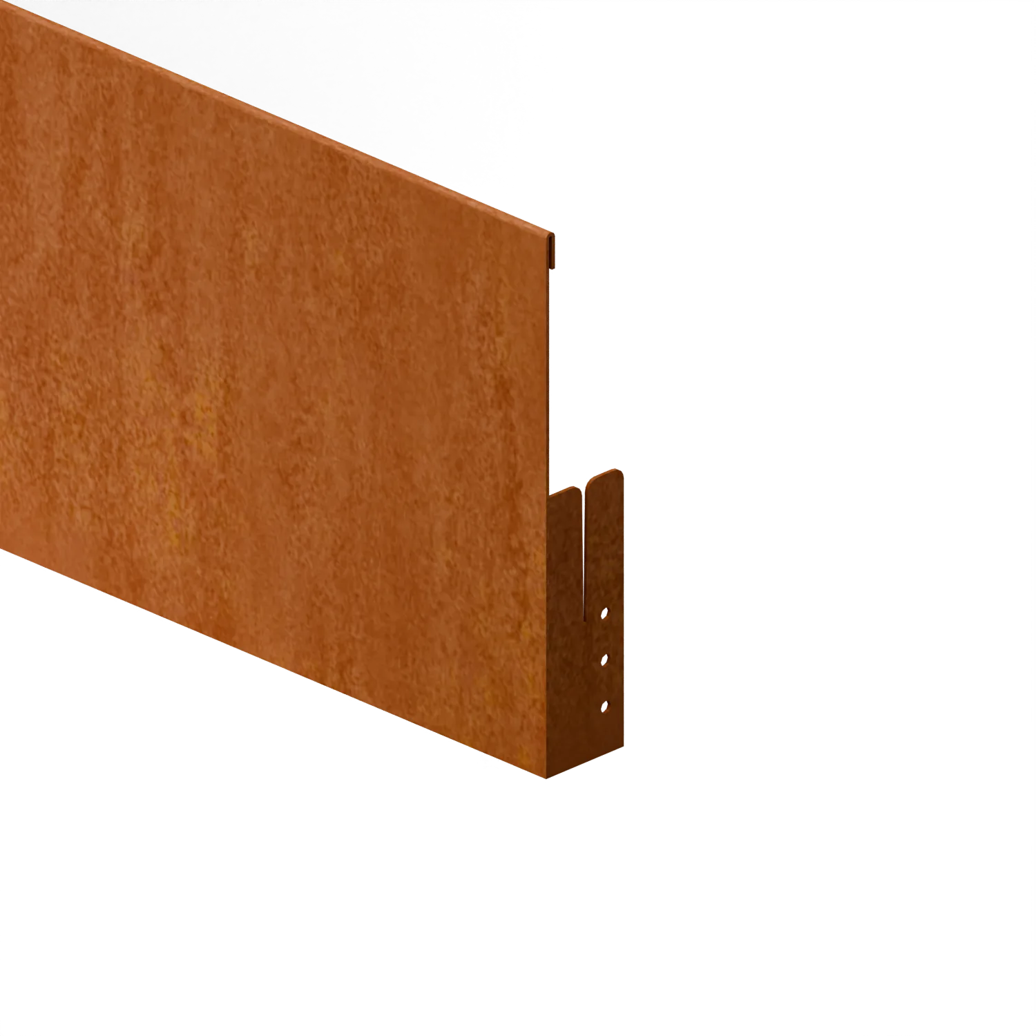 Bordure de délimitation Cortenedge droite aplatie