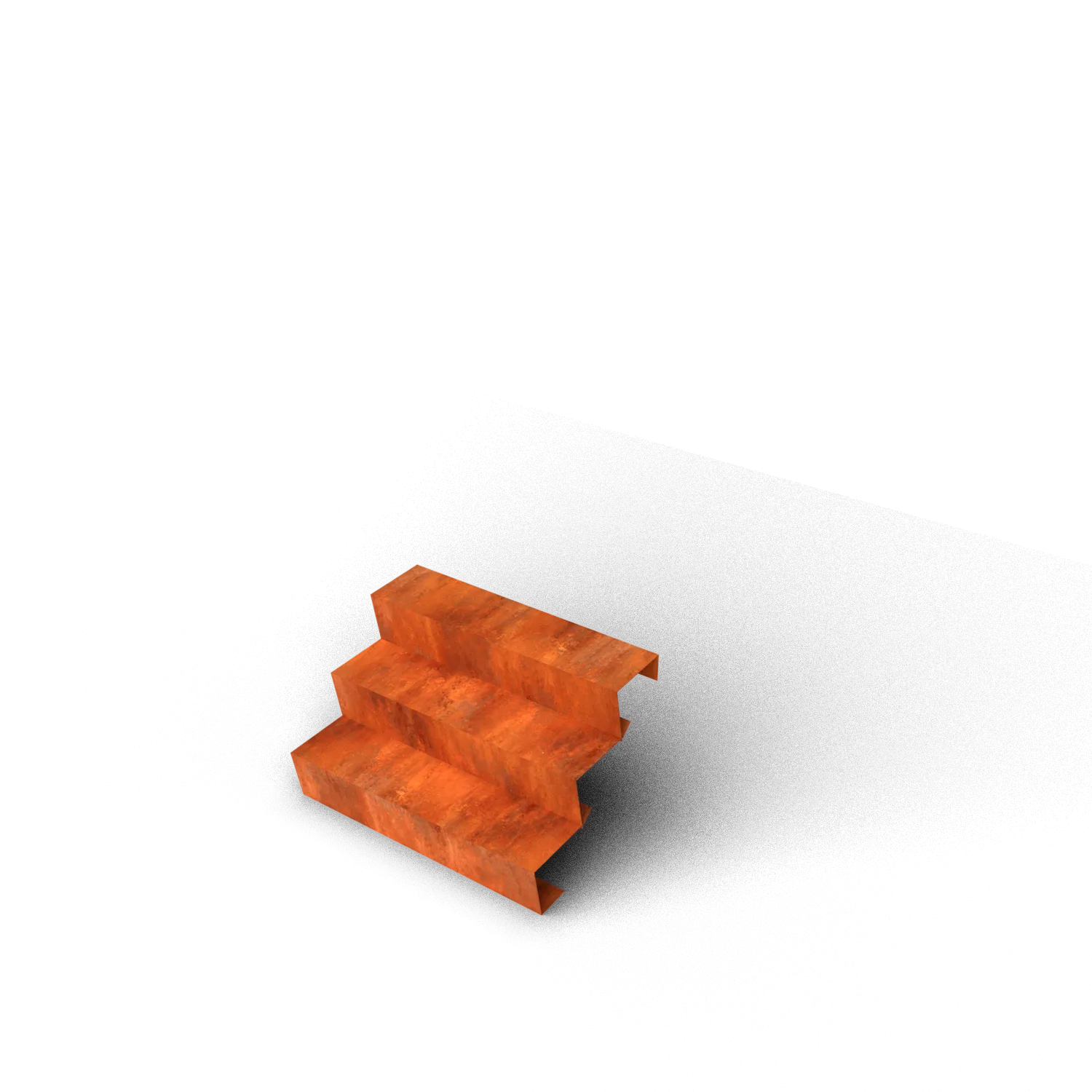 treden, trap, step, werkt, oranje