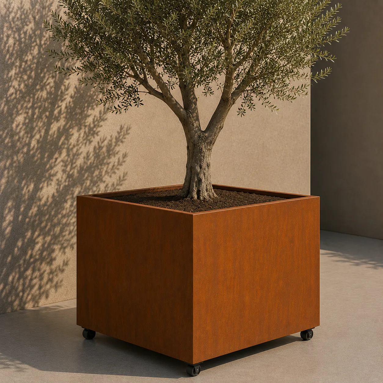 Artesa plantenbak met wielen
