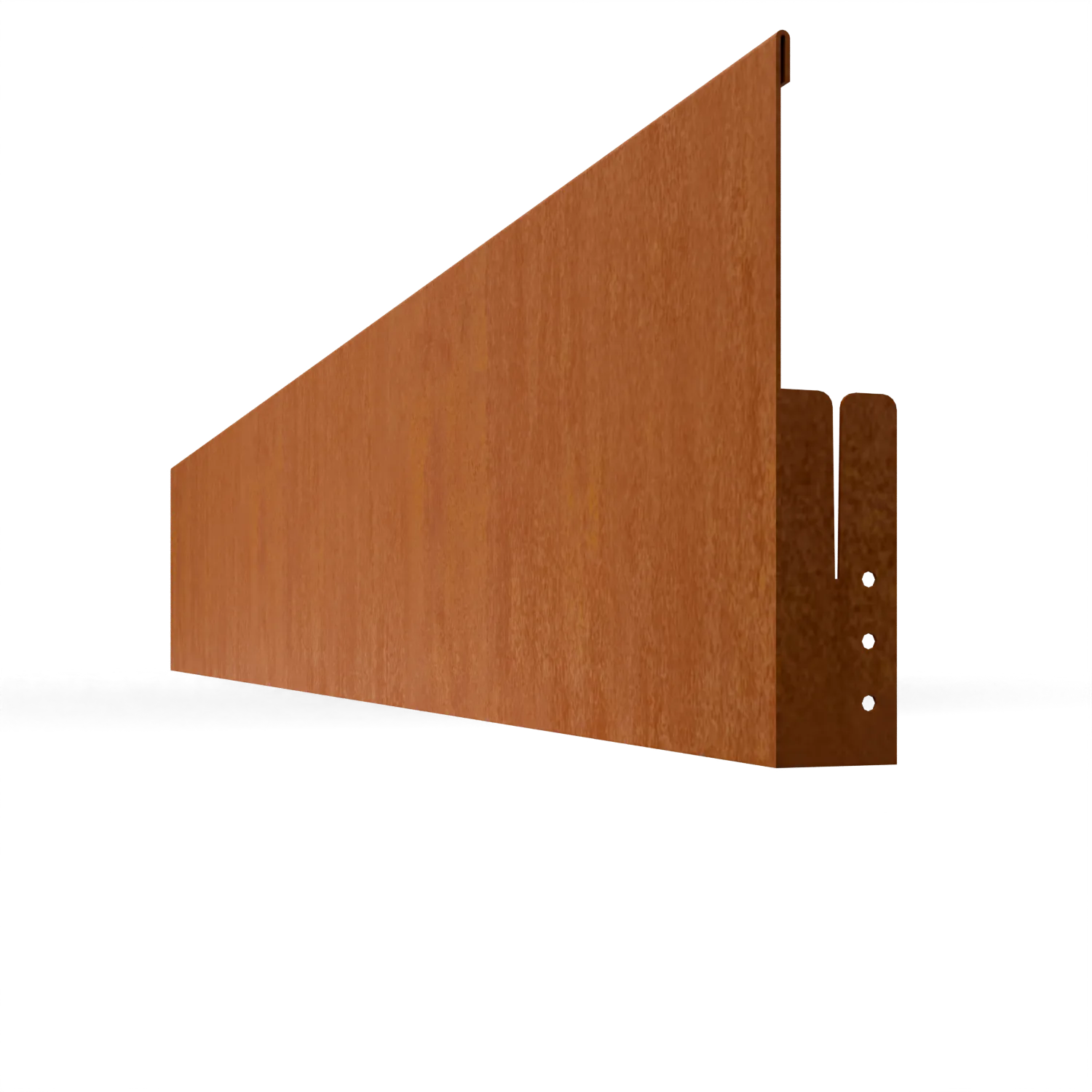 Bordure de délimitation Cortenedge droite aplatie