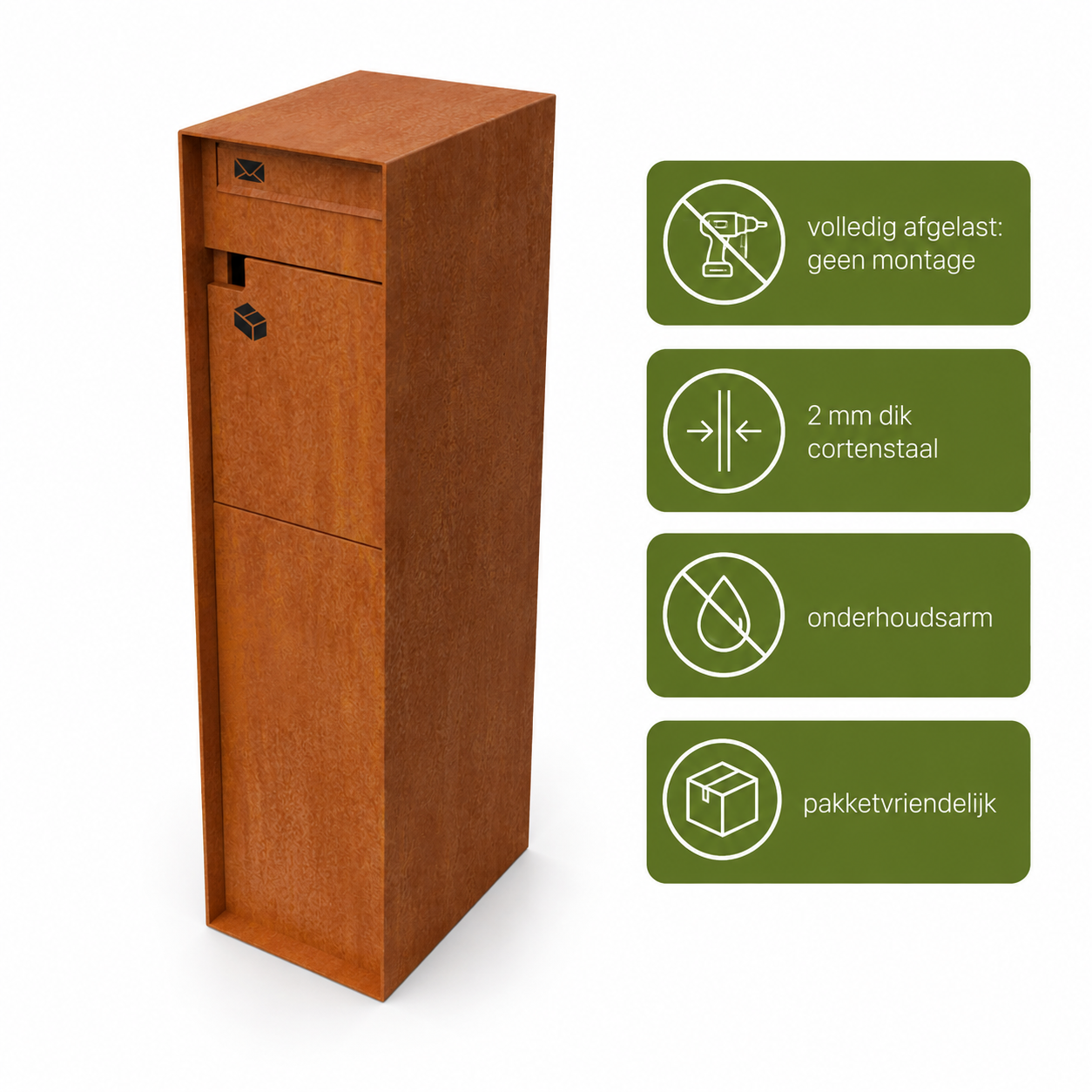 Marun parcel mailbox