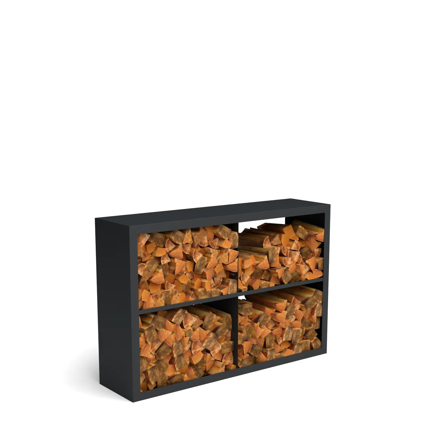 haardhout, opslagrek, houtblokken, houtverzameling, kook/ontbrandhout opslag