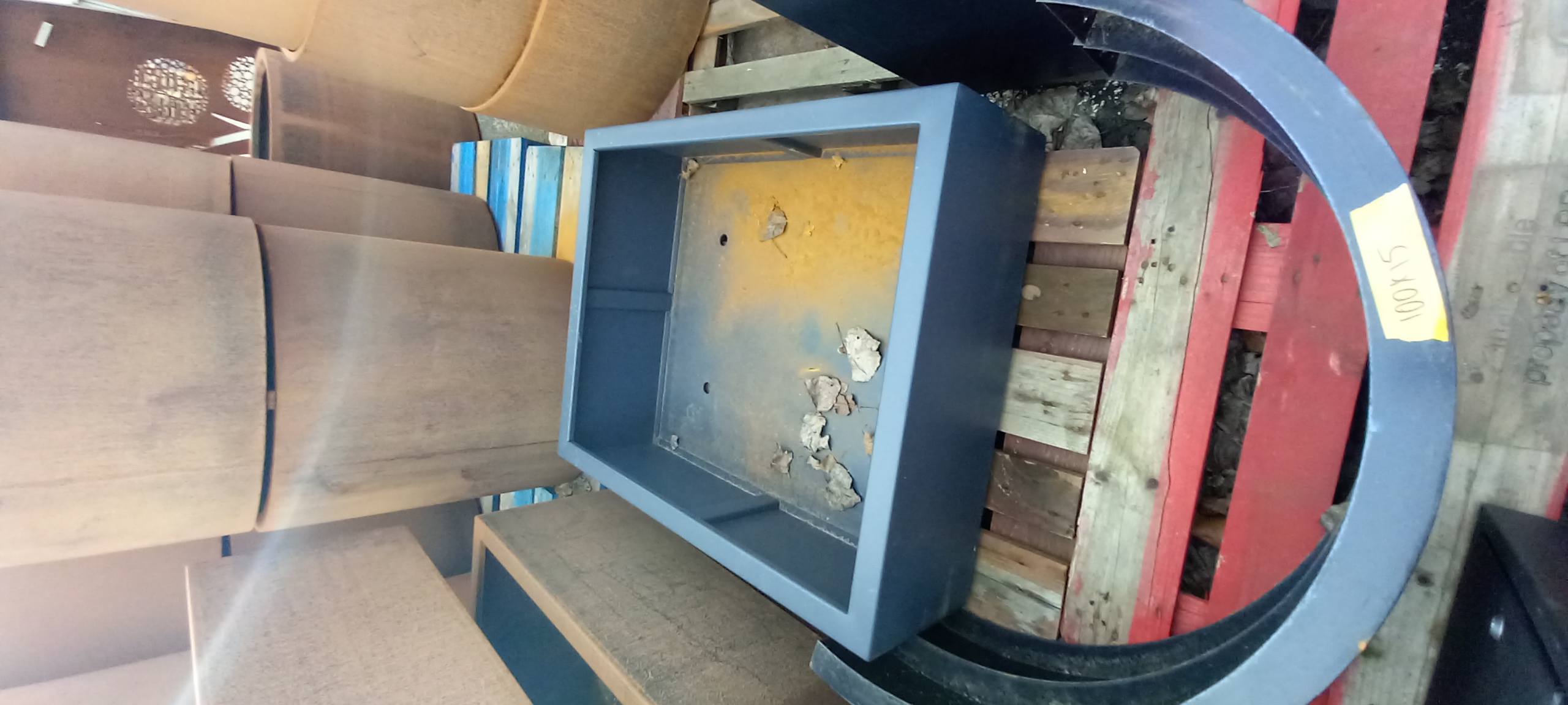 Artesa plantenbak aluminium met bodem - RAL 7021