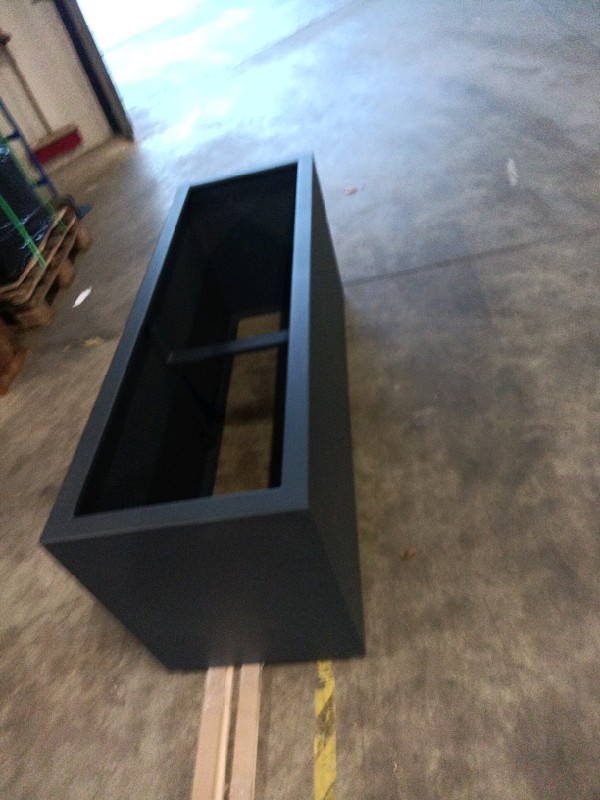 Artesa plantenbak staal met zinc coating zonder bodem - RAL 7021