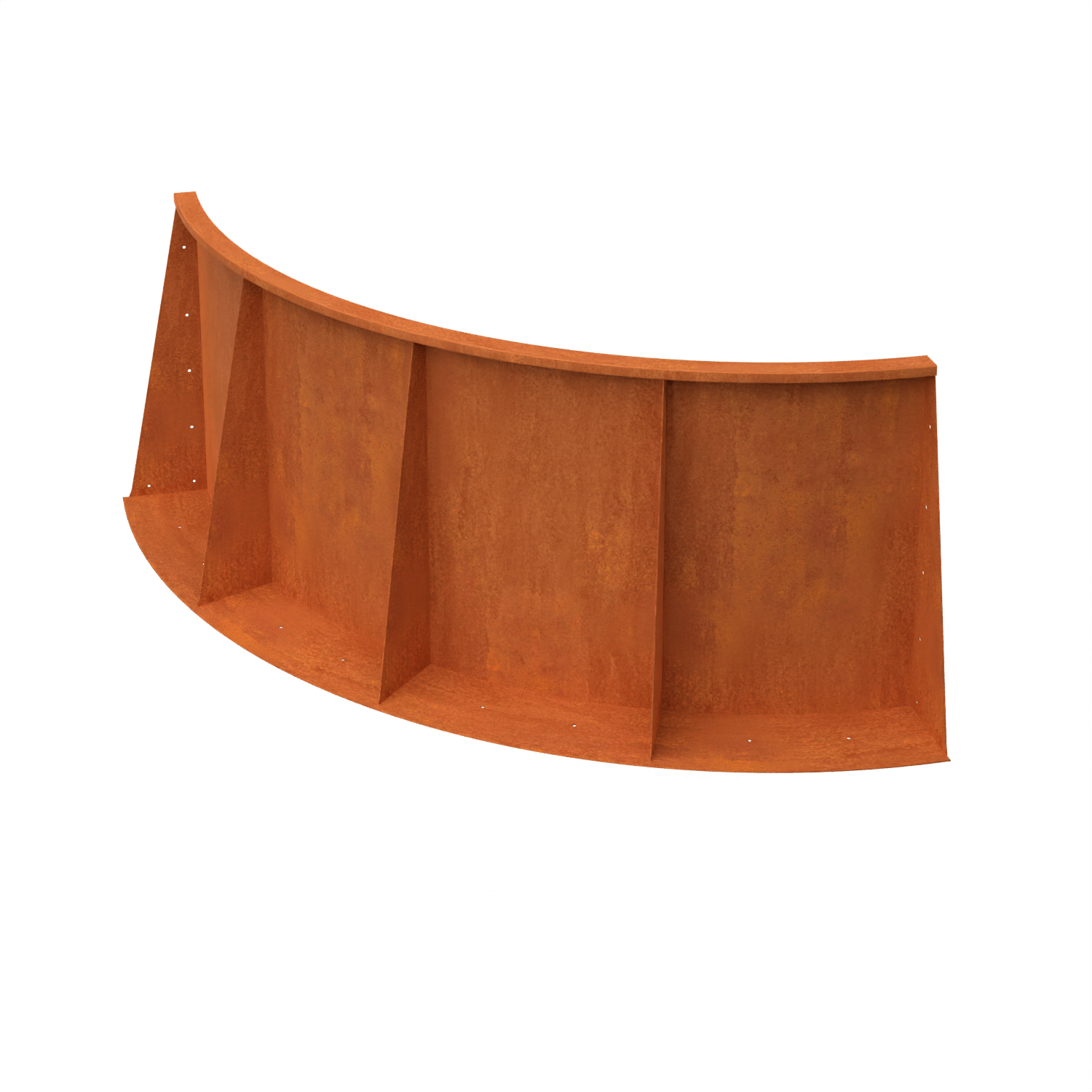 Mur de soutènement courbe intérieure