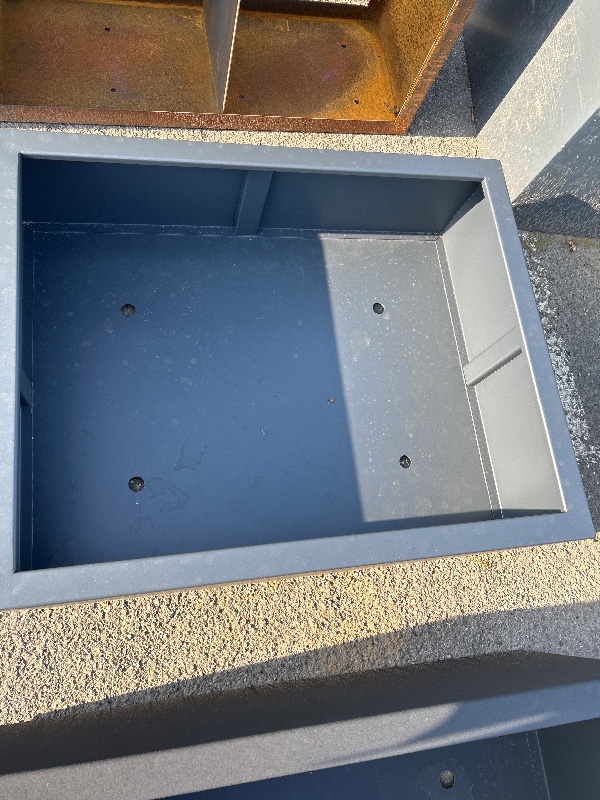 Artesa plantenbak aluminium - RAL 9005