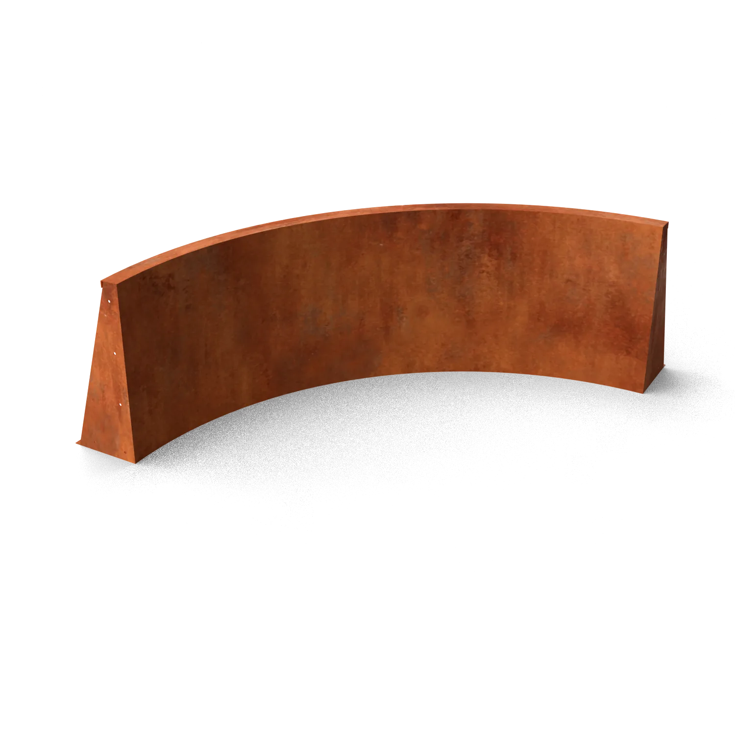 roestvrij staal, paneel, kookmateriaal, curved panel, tekstuur rookbruin