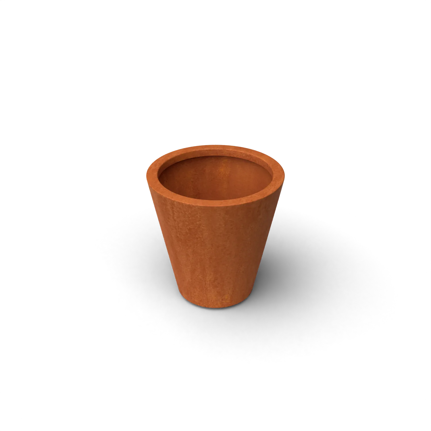 terracotta, planter, pot, ceramic, cylinder