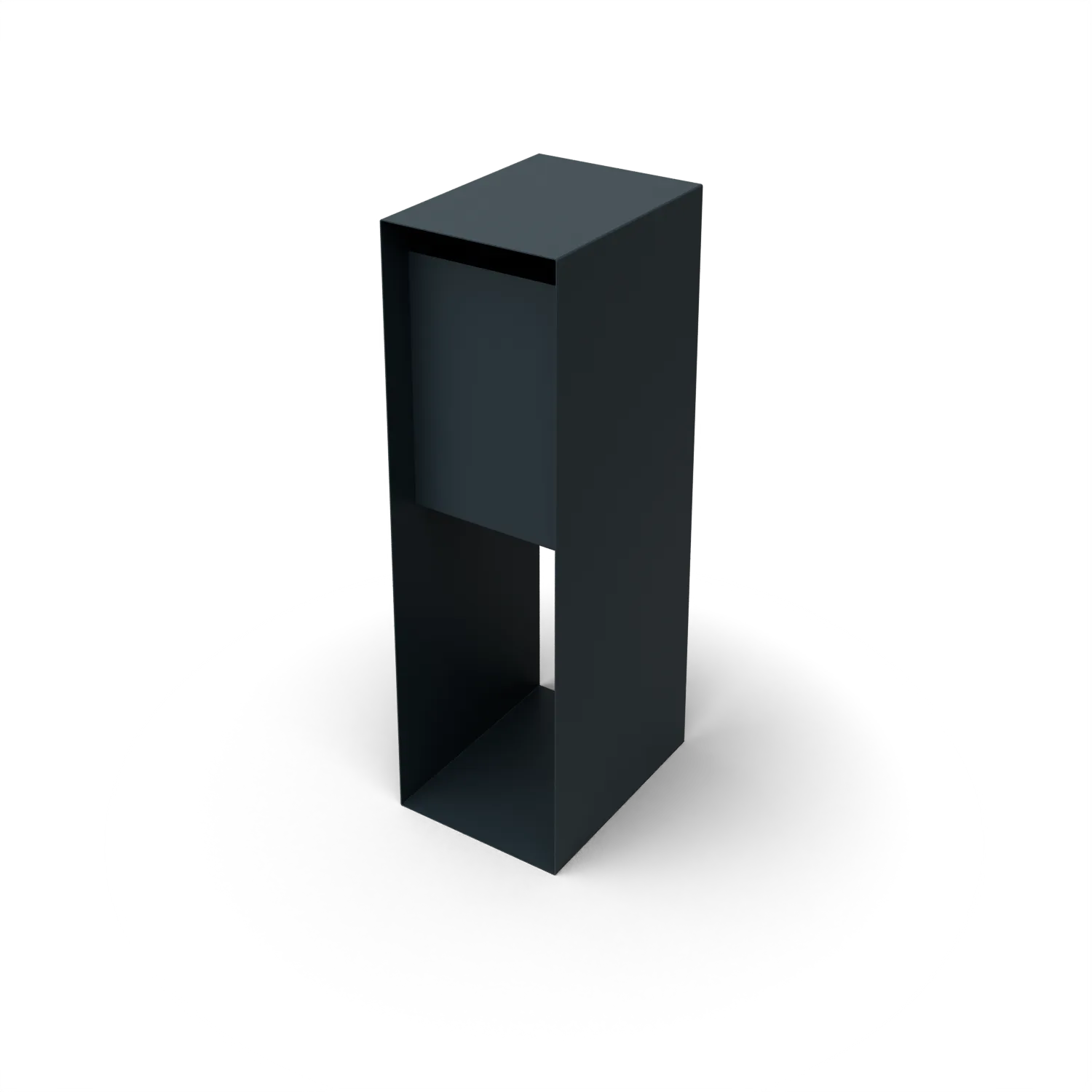 Carta – anthracite (RAL 7016) free-standing mailbox