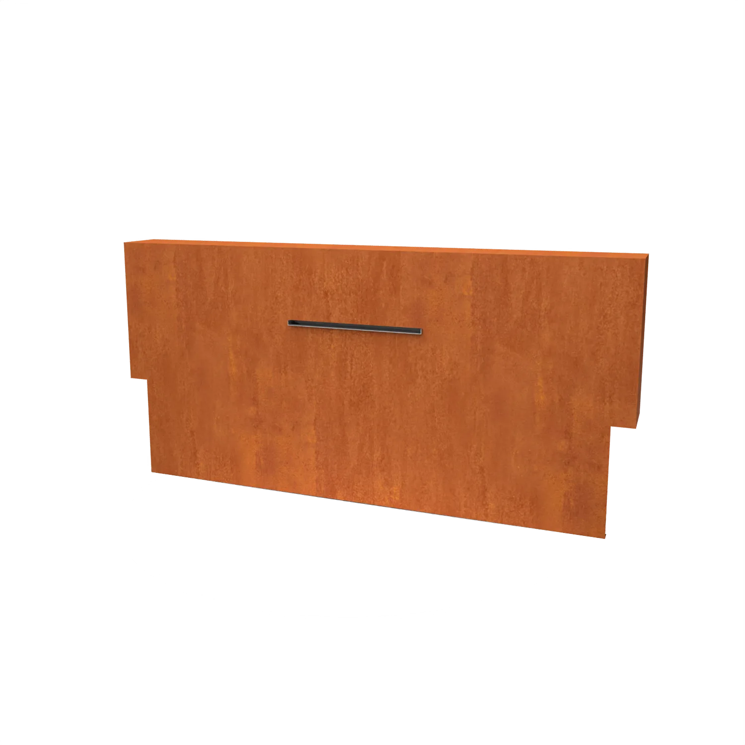 kast, kastsdeur, houten, oranje, lade