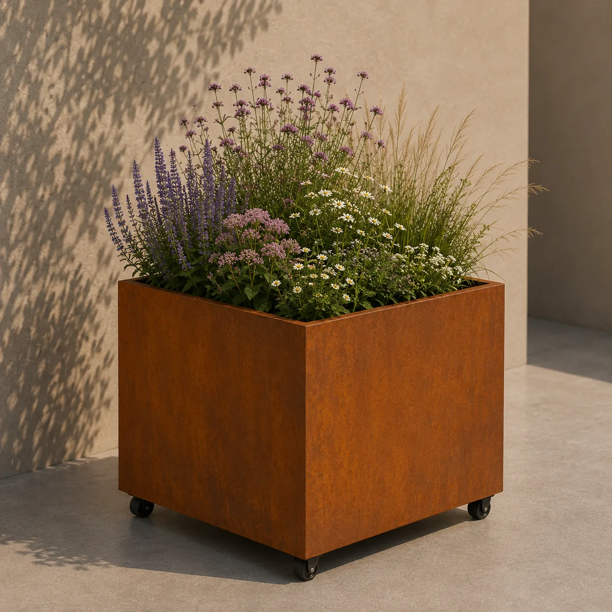 Artesa plantenbak met wielen