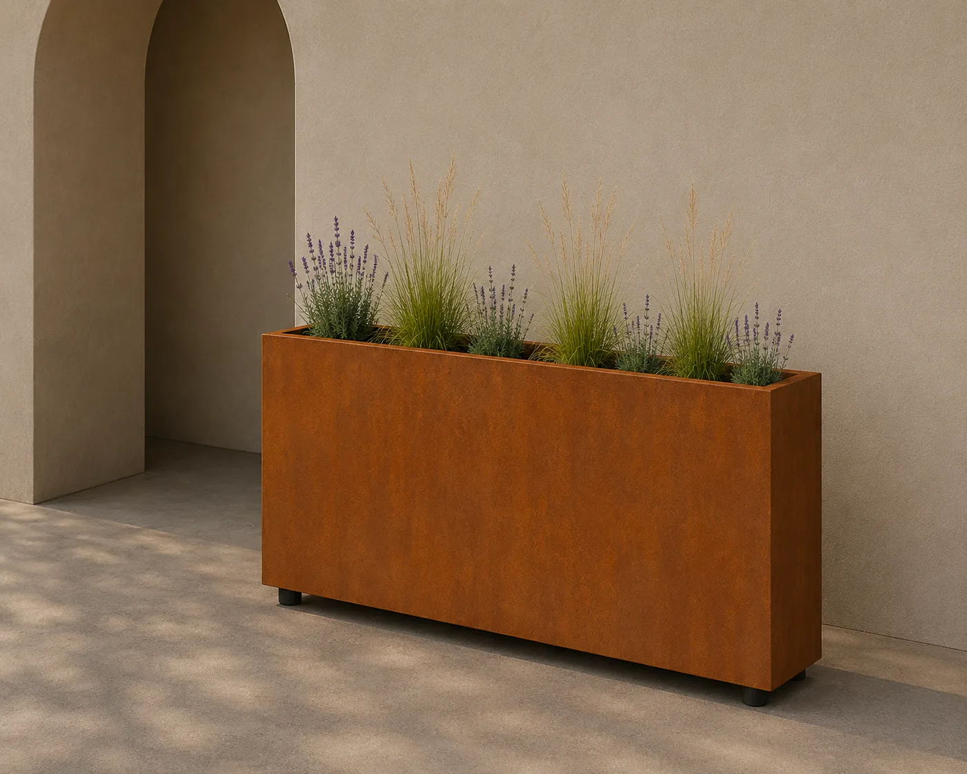 Artesa planter with wheels