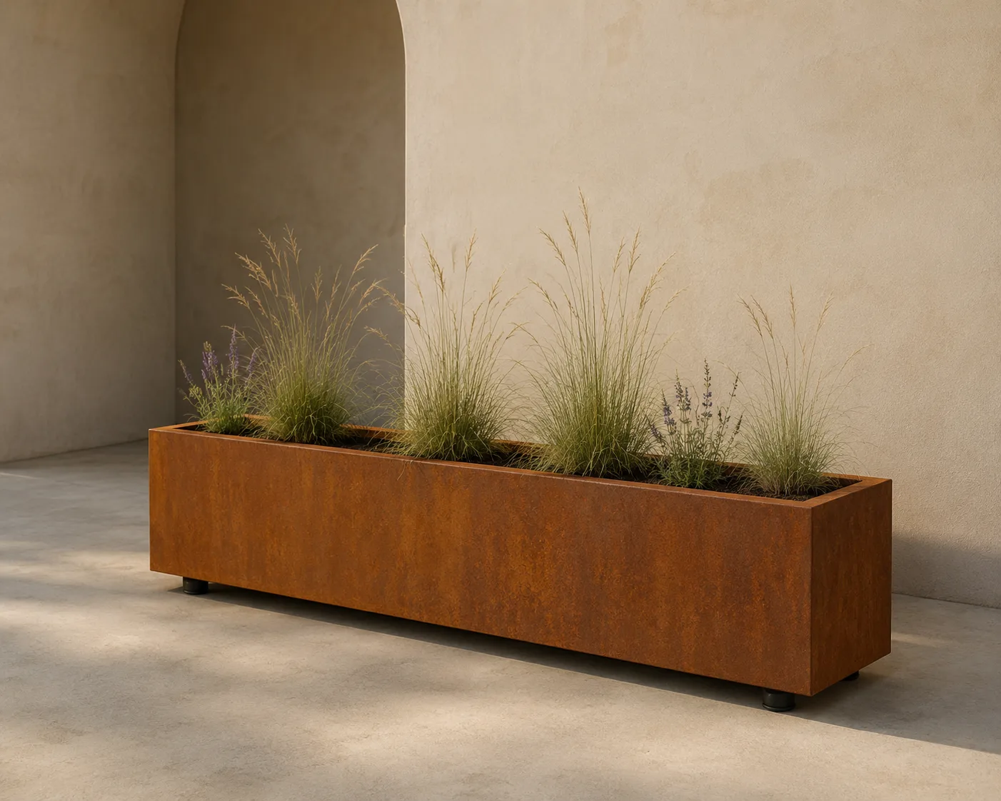Artesa planter with wheels