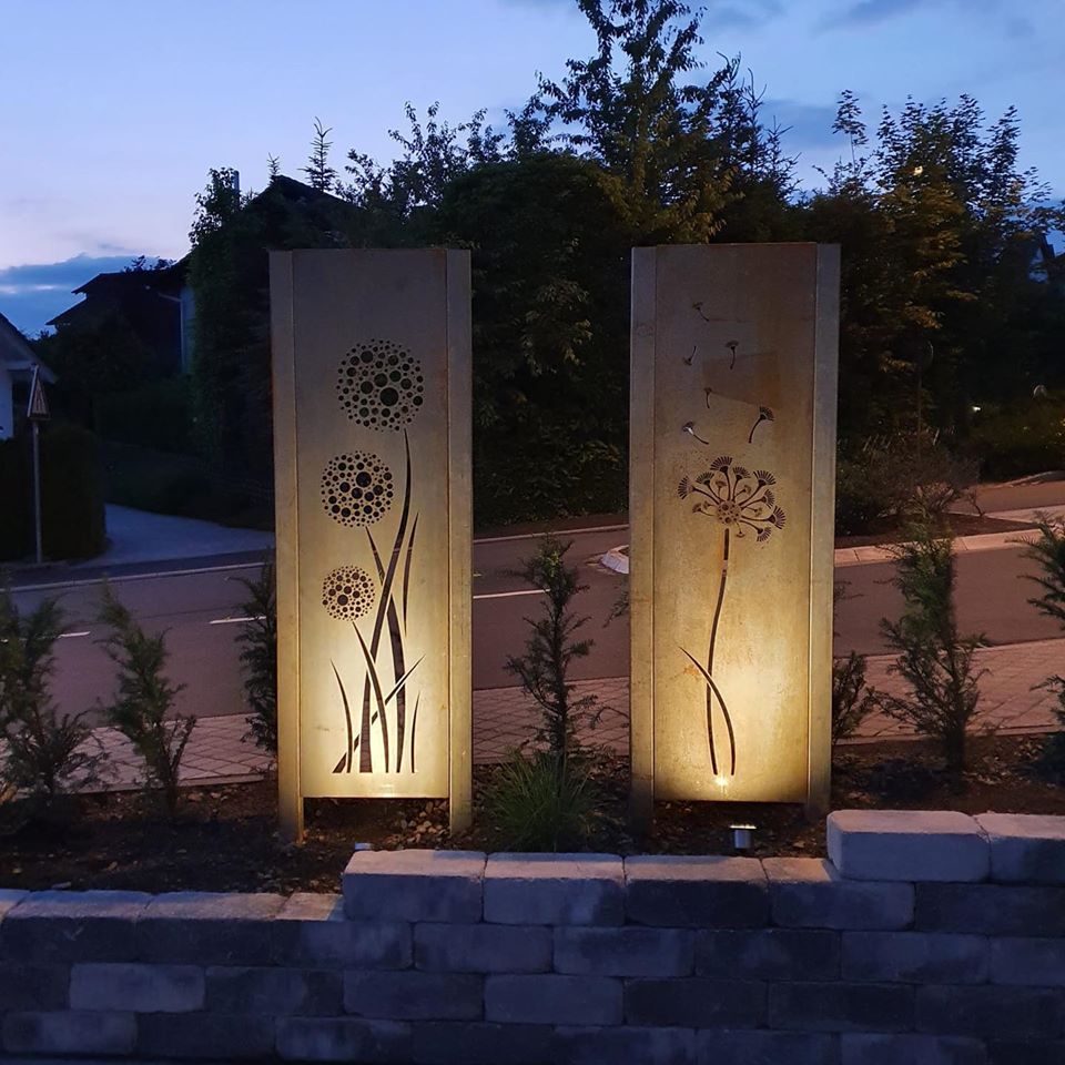 Clôture en acier corten