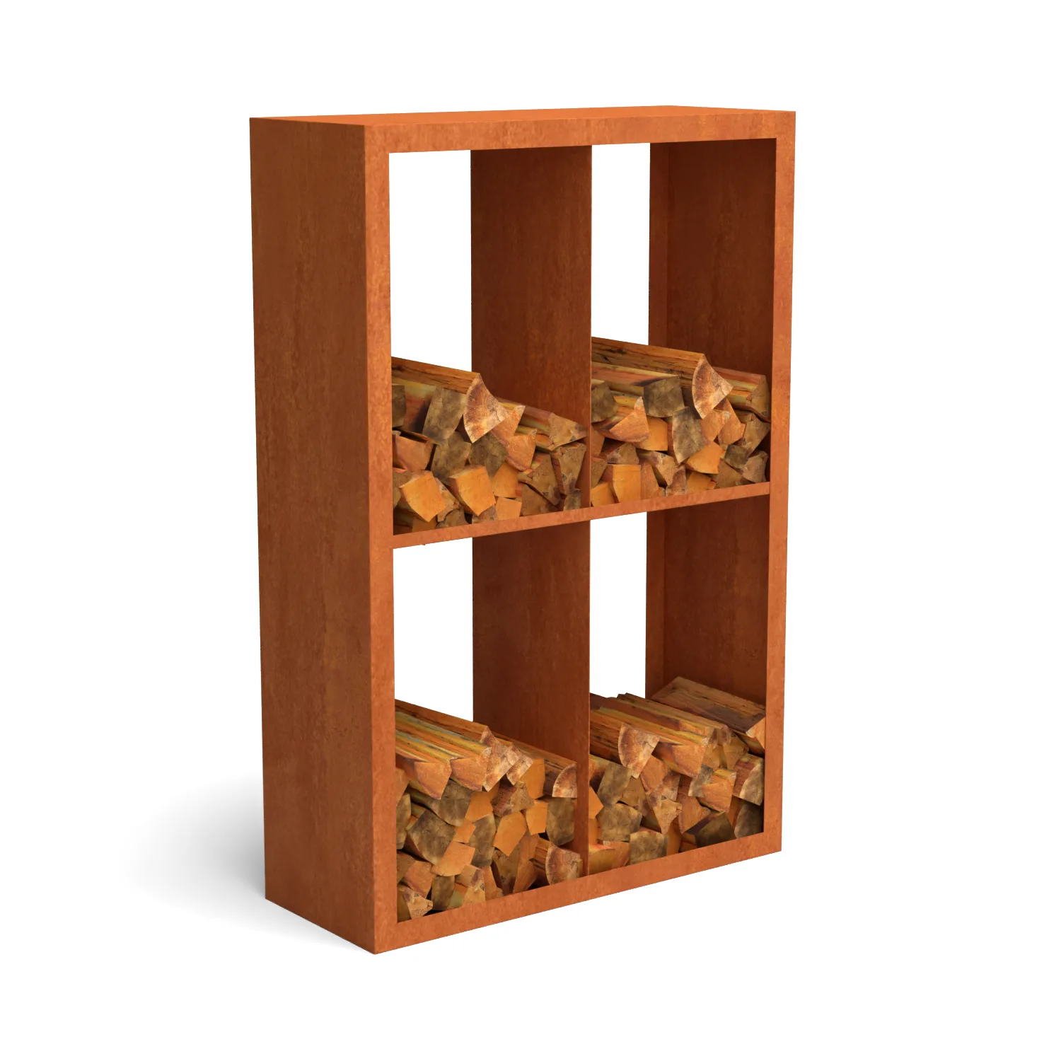 houtblokrekken, opslagrack, hout, kachelhout, houtstapel