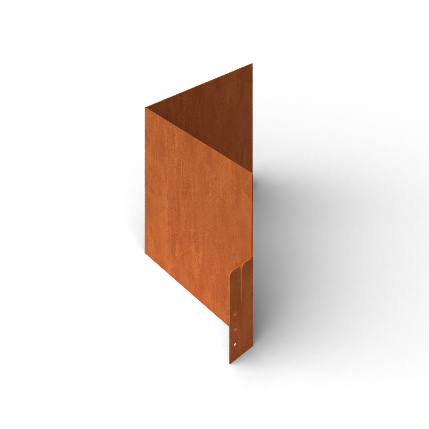 Cortenedge delimitation edging corner piece flat inner corner