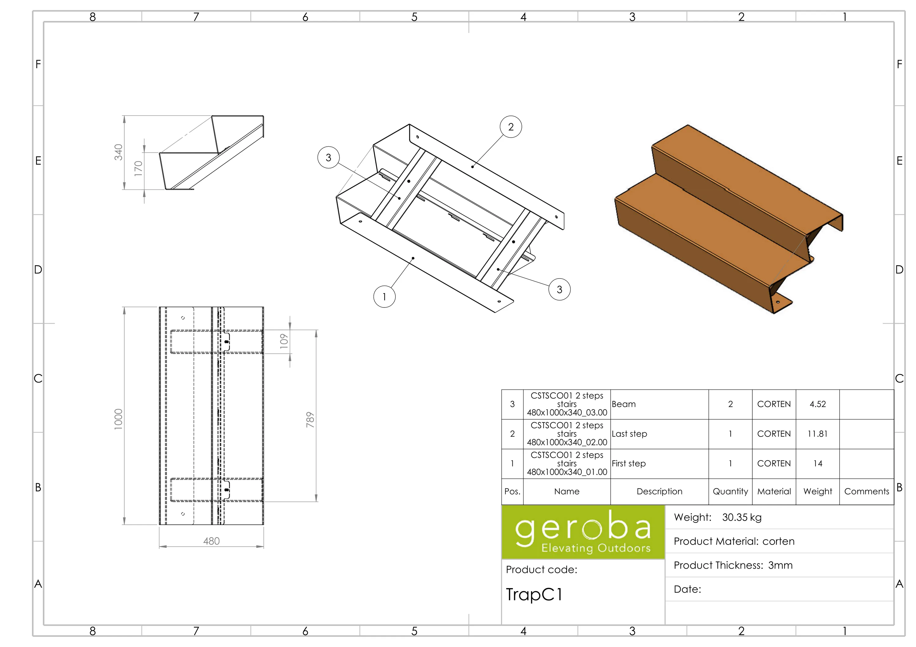 trap, stair, beam, brown, construction component