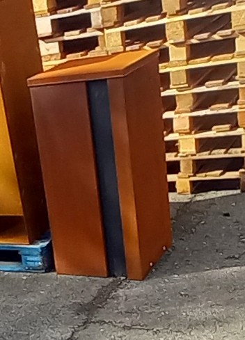 Collu combi pakketbrievenbus - cortenstaal en RAL 9005