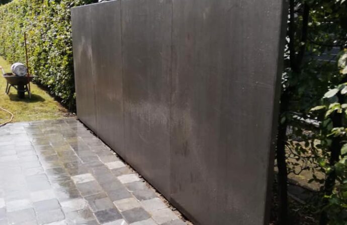 Cortenstalen tuinproject van Geroba